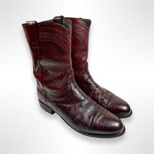 JUSTIN BOOTS vintage 90s roper boots